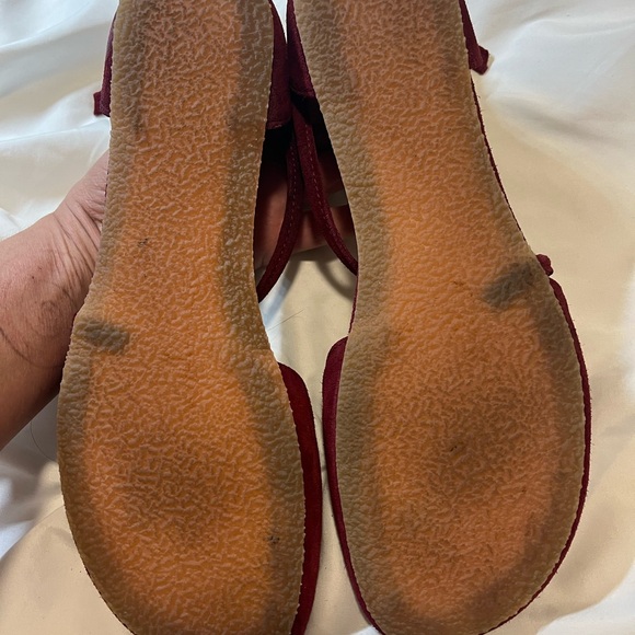 Barefoot Shapen Women Shoes Size 39 Burgundy/Red - Picture 7 of 9